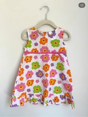 Vintage New Horizons Retro Floral Sundress (Size 2T)